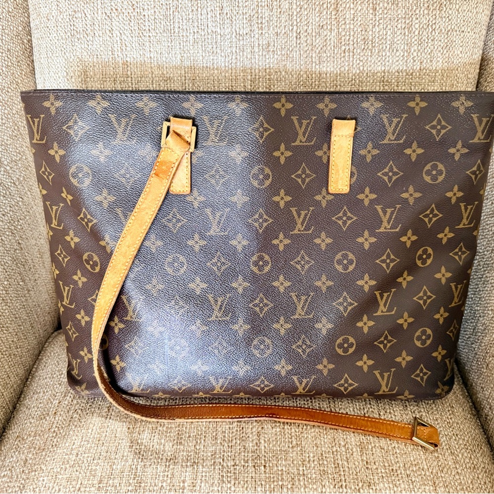 Louis Vuitton Brown Monogram Open Tote - Picture 2 of 6